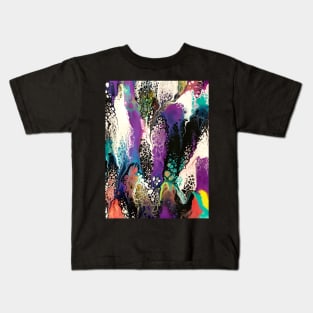 Ebb & Flow - Fluid Art Kids T-Shirt